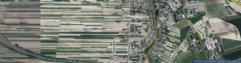 Zdjęcie satelitarne Stara Wieś ul.